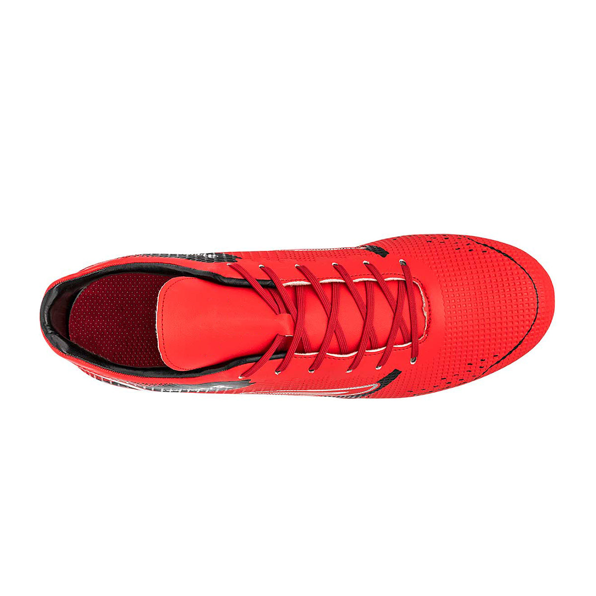 Tenis para Fútbol Exterior Sintético Color Rojo Con Negro Para Mujer De RBCOLLECTION