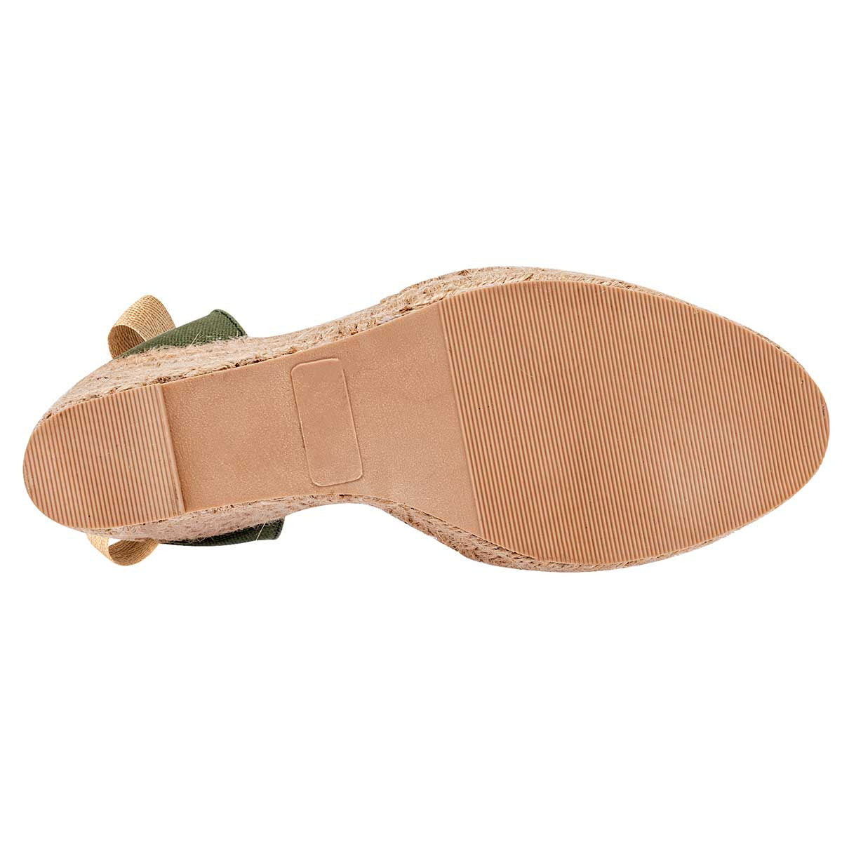 Zapatillas Exterior Textil Color Olivo Para Mujer  De Ferrioni