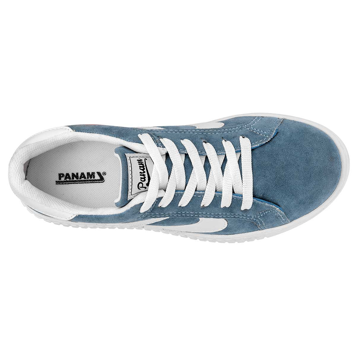 Tenis tipo Deportivo Exterior Sintético Color Azul Para Mujer De Panam