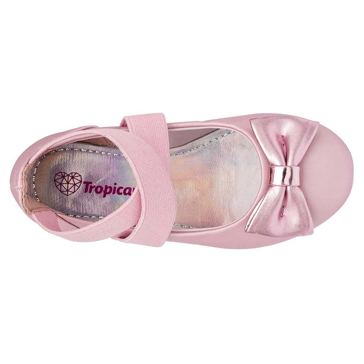 Zapato Mary Jane Exterior Sintético Color Rosa Para Mujer De Tropicana