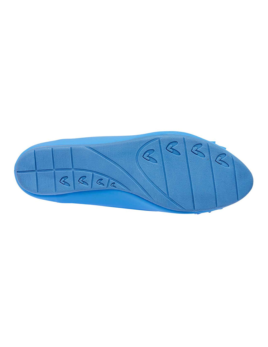 Flats clásicas Exterior Sintético Color Azul Para Mujer De RBCOLLECTION