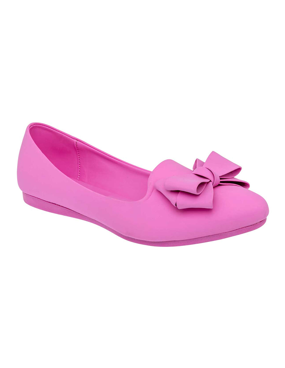 Flats clásicas Exterior Sintético Color Rosa Para Mujer De RBCOLLECTION