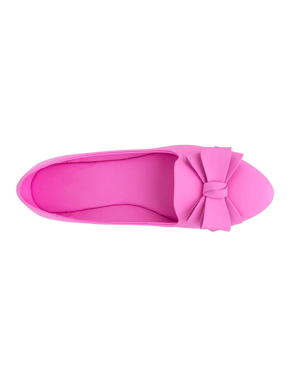 Flats clásicas Exterior Sintético Color Rosa Para Mujer De RBCOLLECTION