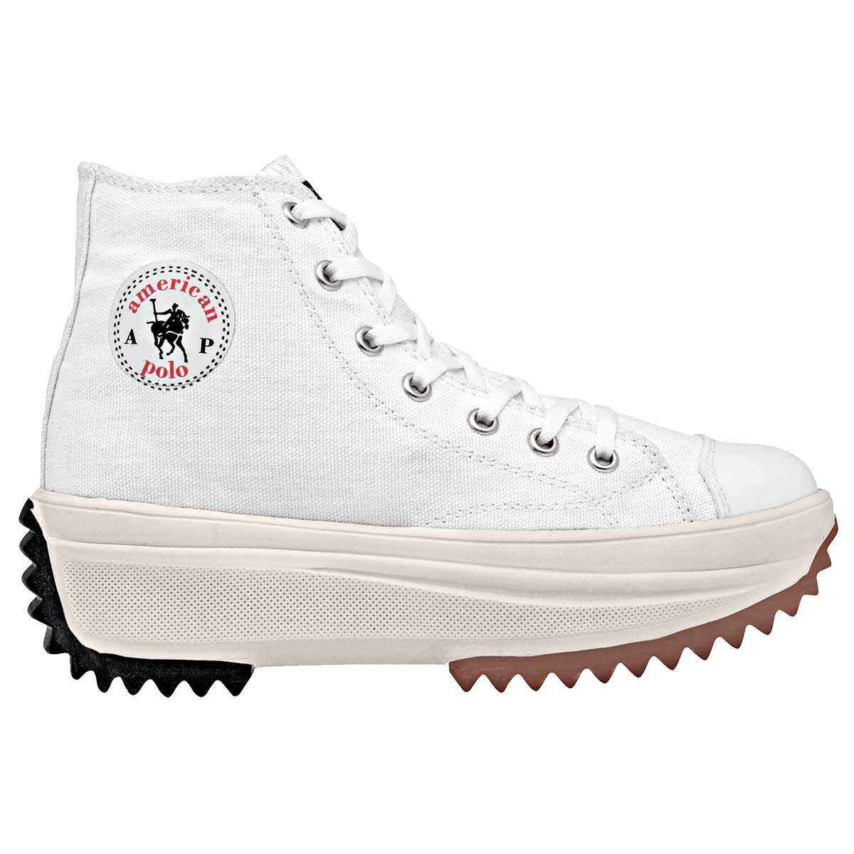 Tenis botín Exterior Textil Color Blanco Para Mujer De American Polo