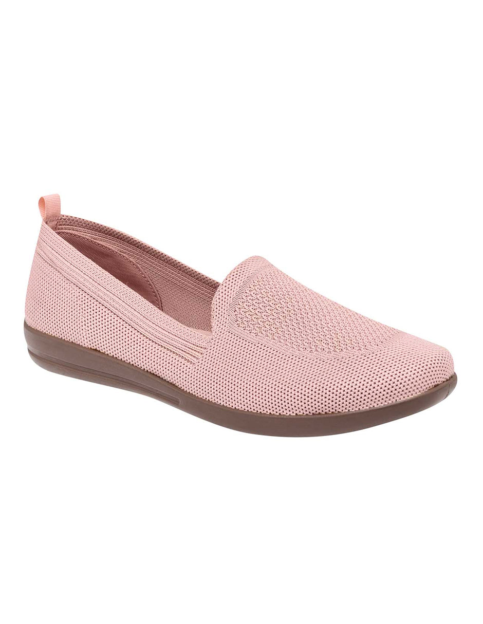 Zapato Confort Exterior Textil Color Rosa Para Mujer De RBCOLLECTION