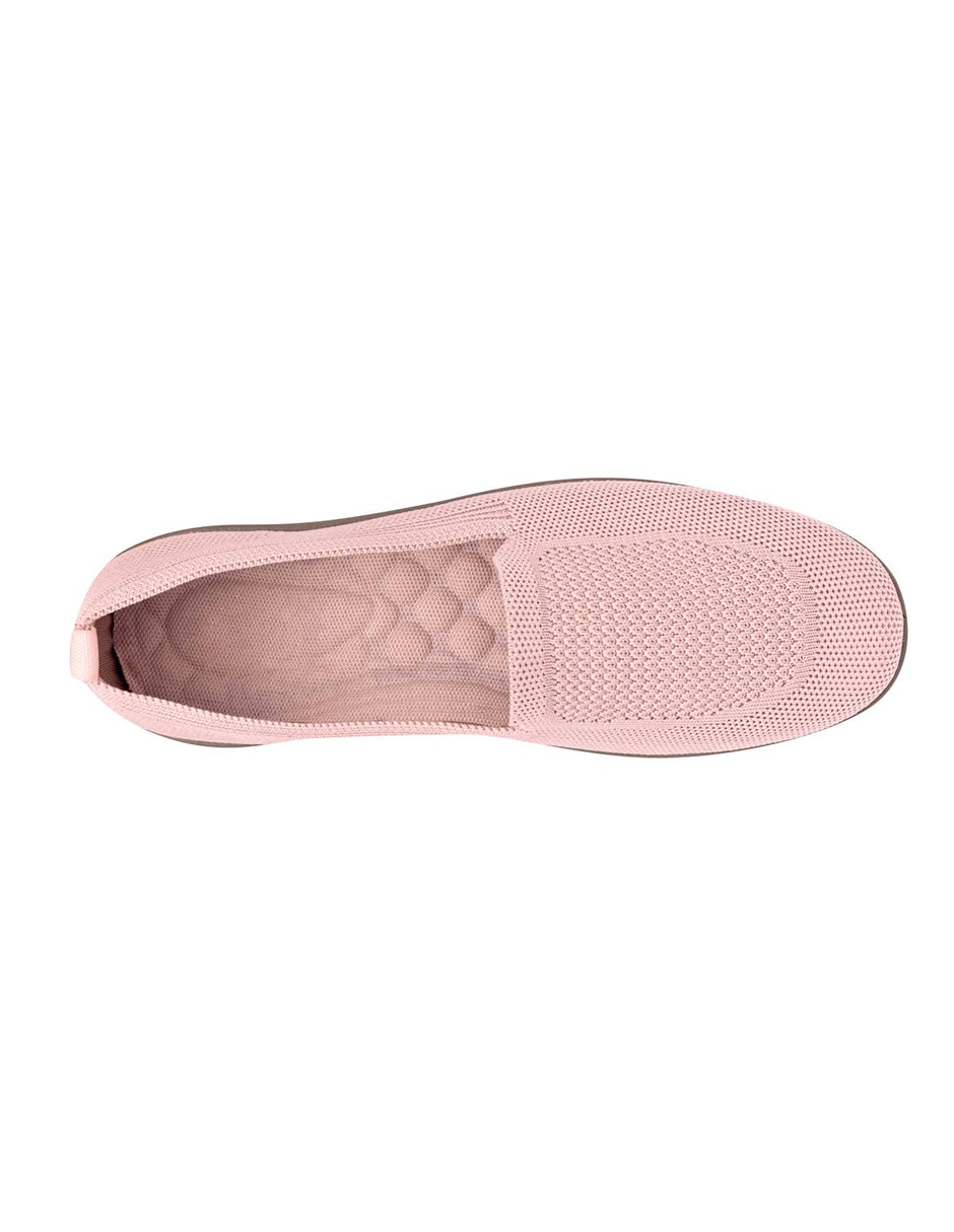 Zapato Confort Exterior Textil Color Rosa Para Mujer De RBCOLLECTION