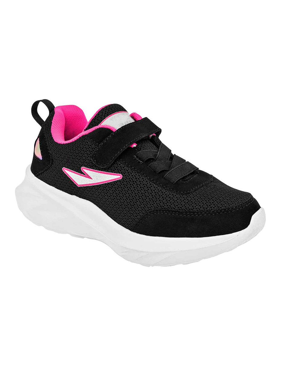 Tenis tipo Deportivo Exterior Sintético Color Negro Para Mujer De RBCOLLECTION