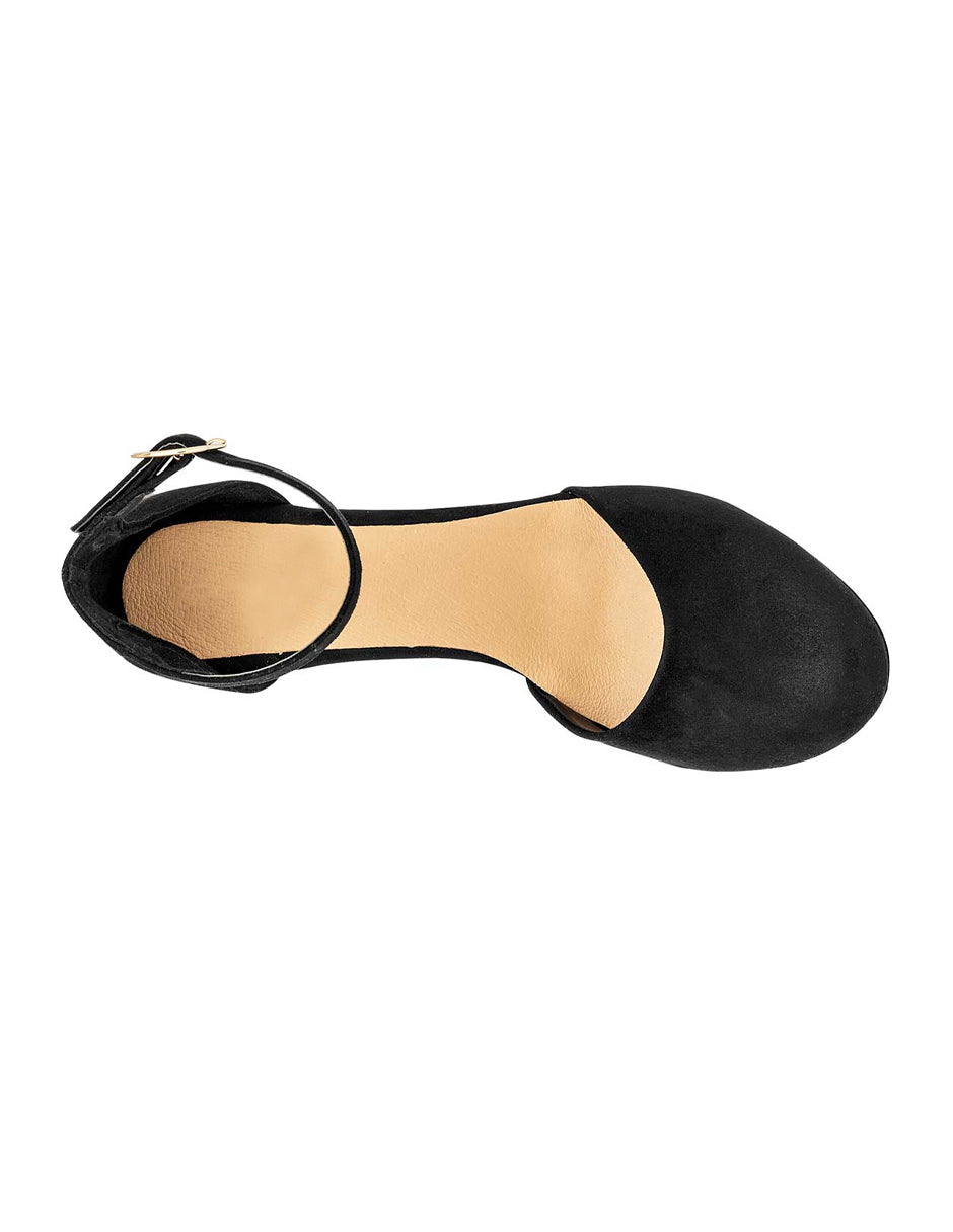 Zapatillas Exterior Textil Color Negro Para Mujer  De RBCOLLECTION