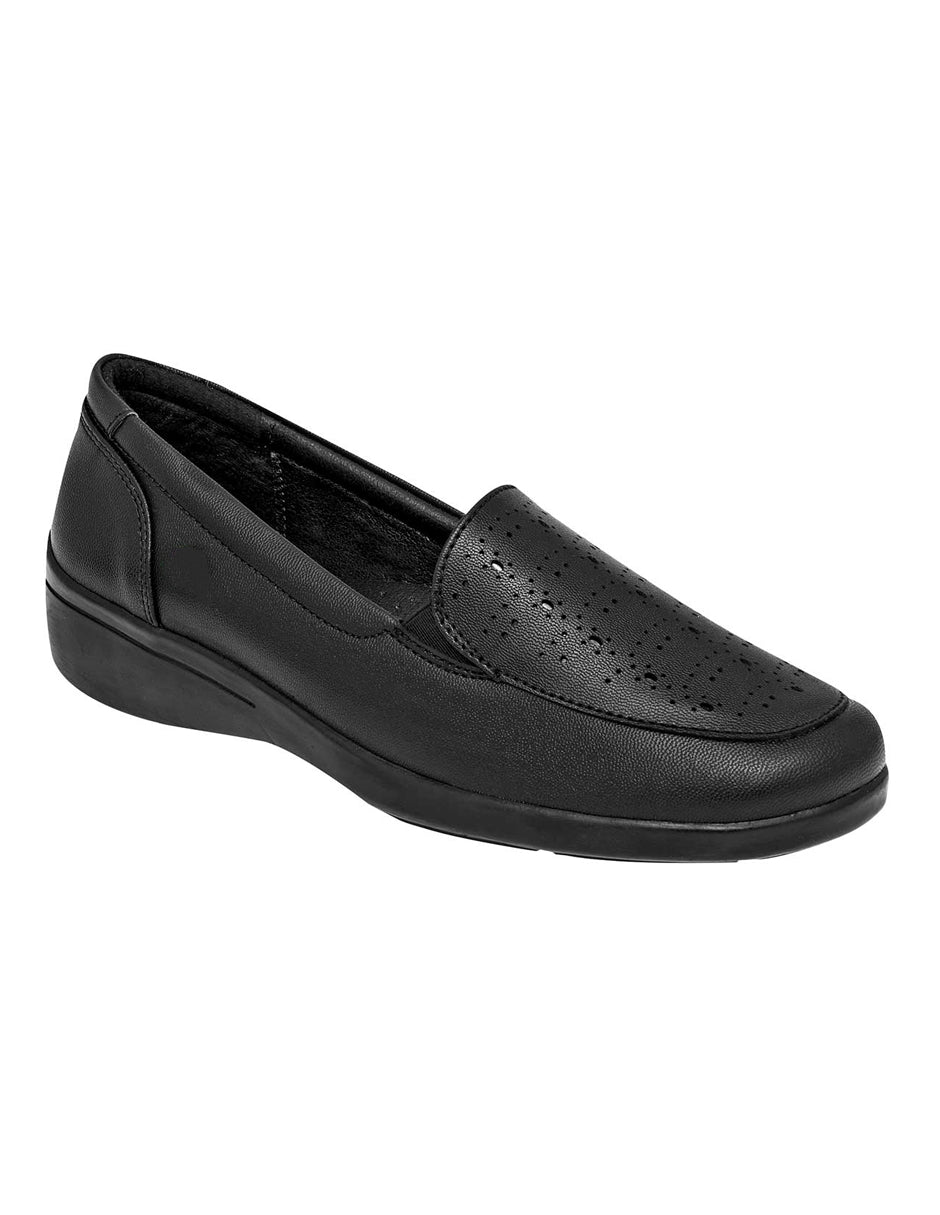 Flats clásicas Exterior Sintético Color Negro Para Mujer  De RBCOLLECTION