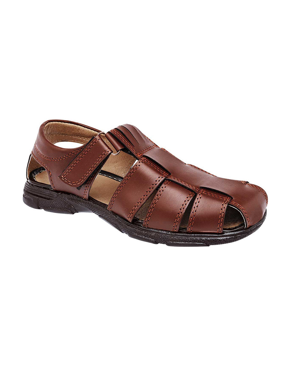 Sandalias de piso Exterior Sintético Color Camel Para Hombre De RBCOLLECTION