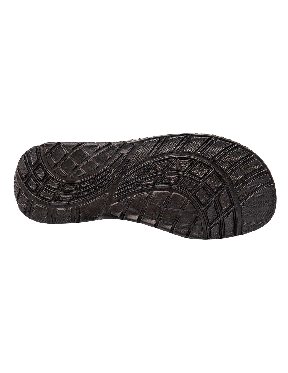 Sandalias de piso Exterior Piel Color Café Para Hombre De RBCOLLECTION