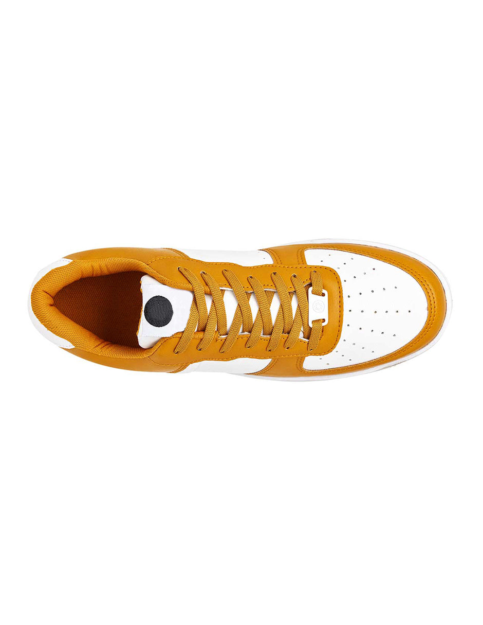 Tenis Tipo deportivo Exterior Sintético Color Amarillo Para Hombre De RBCOLLECTION