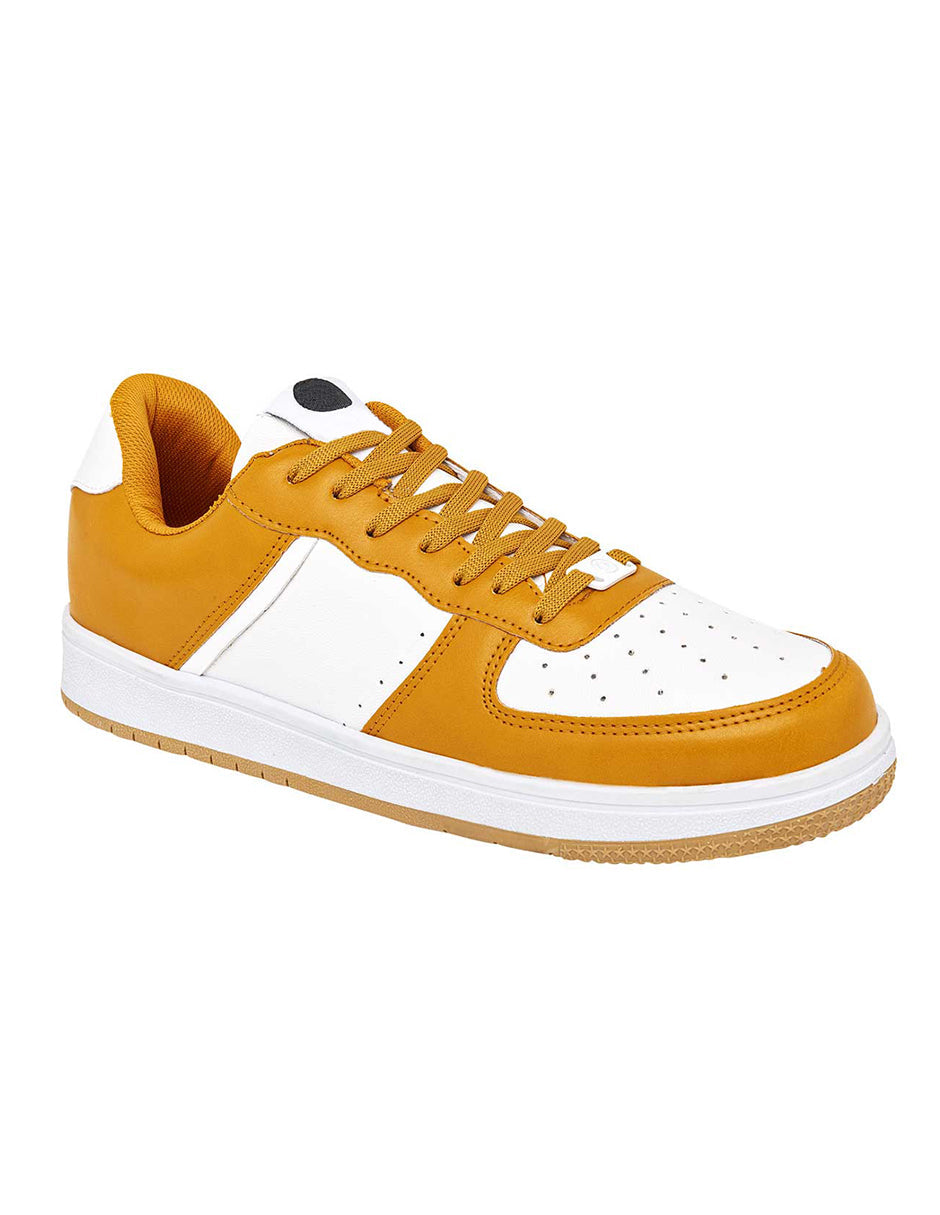 Tenis Tipo deportivo Exterior Sintético Color Amarillo Para Hombre De RBCOLLECTION