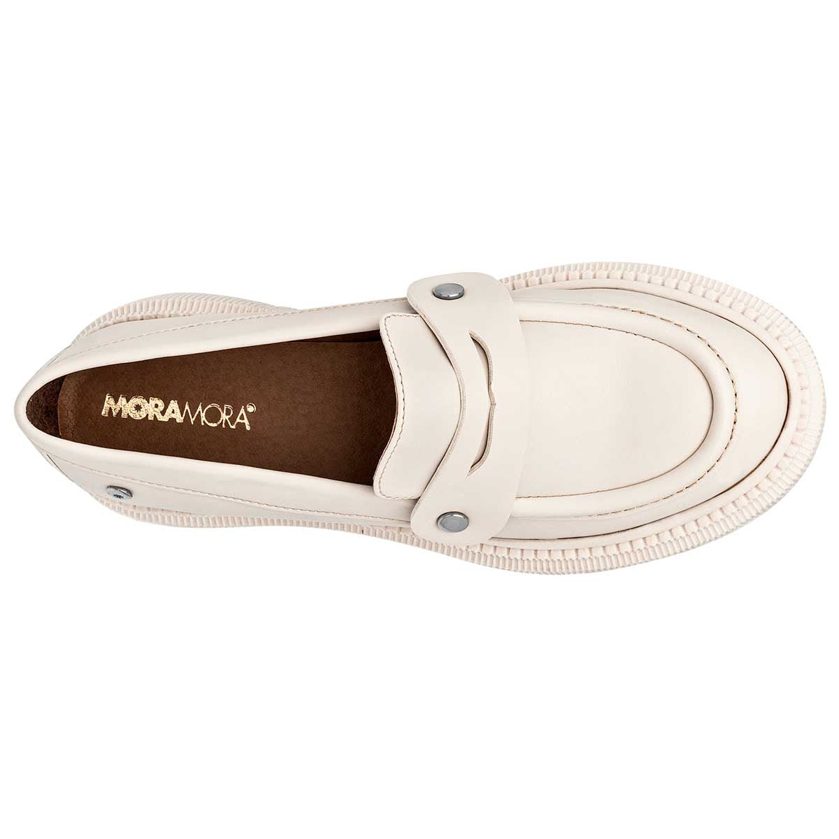 Mocasines Exterior Sintético Color Late Para Mujer  De Moramora