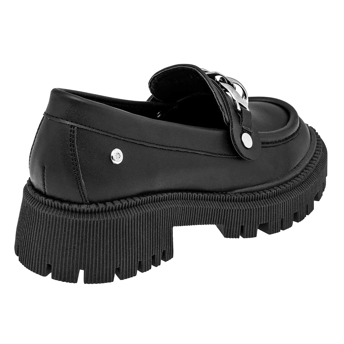 Mocasines Exterior Sintético Color Negro Para Mujer  De Moramora