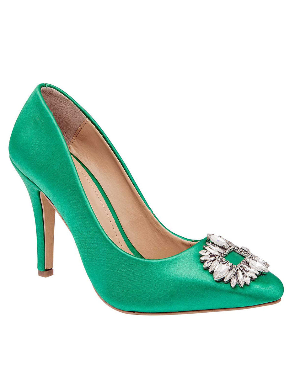 Zapatillas Exterior Textil Color Verde Para Mujer  De RBCOLLECTION