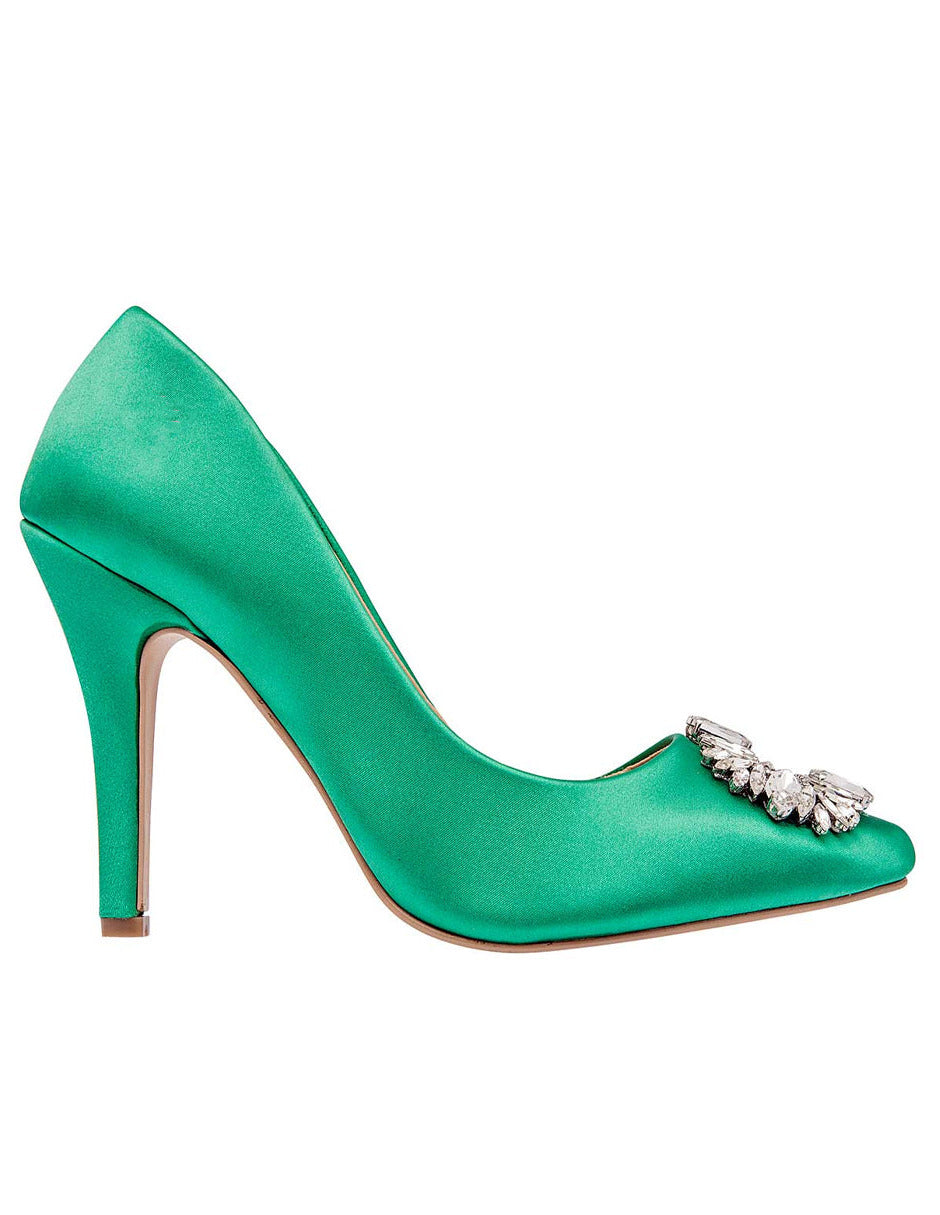 Zapatillas Exterior Textil Color Verde Para Mujer  De RBCOLLECTION