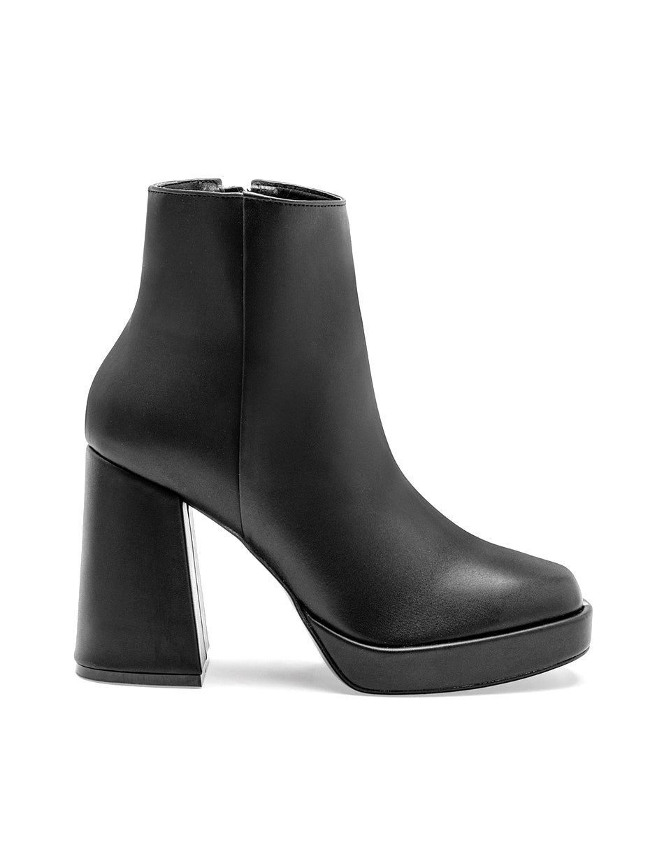 Botín con tacón Negro RBCOLLECTION – Envíos Gratis
