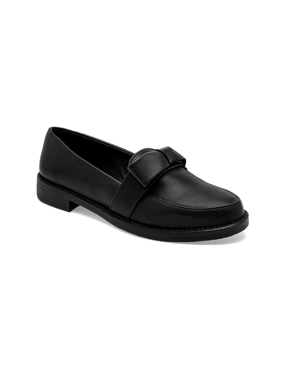 Mocasines Exterior Sintético Color Negro Para Mujer De RBCOLLECTION