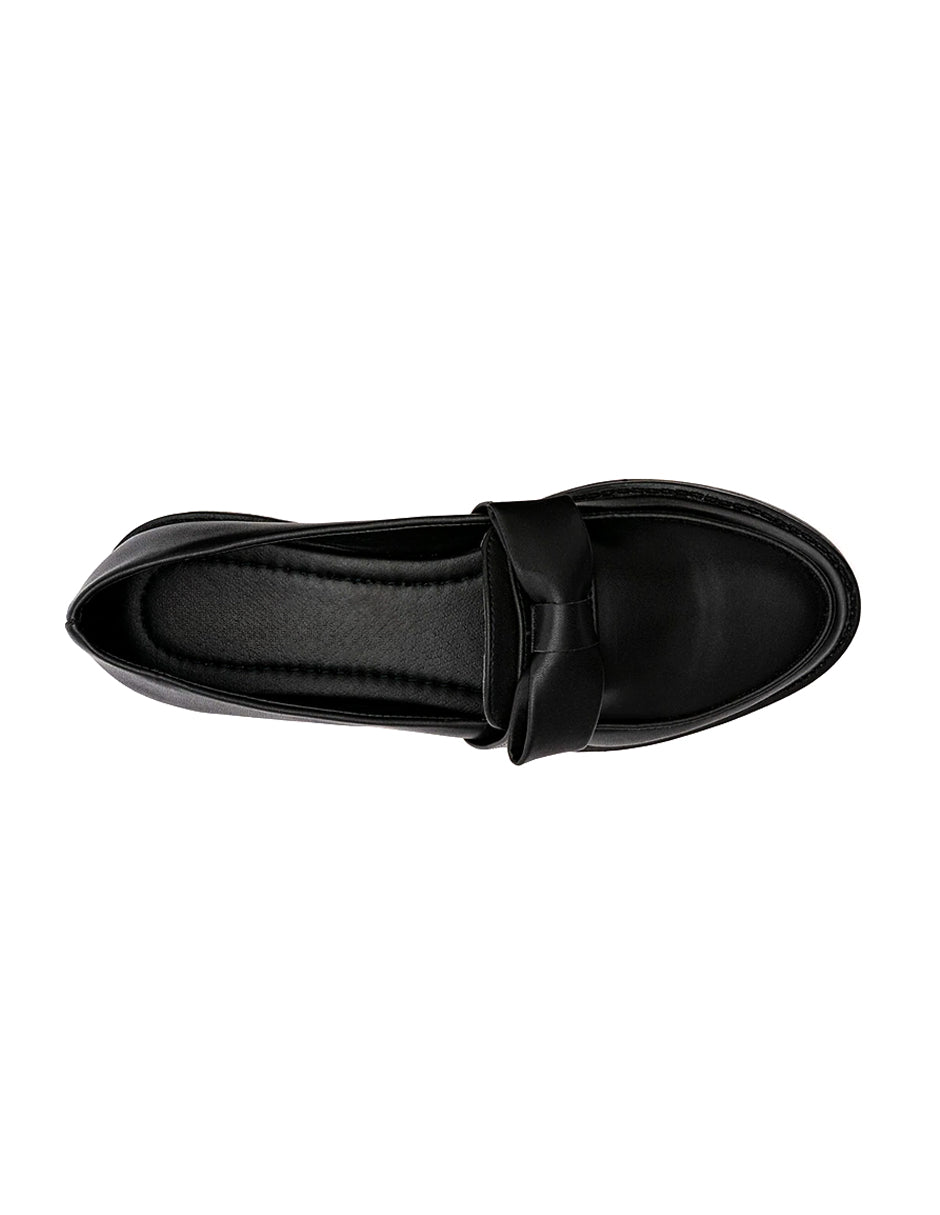 Mocasines Exterior Sintético Color Negro Para Mujer De RBCOLLECTION