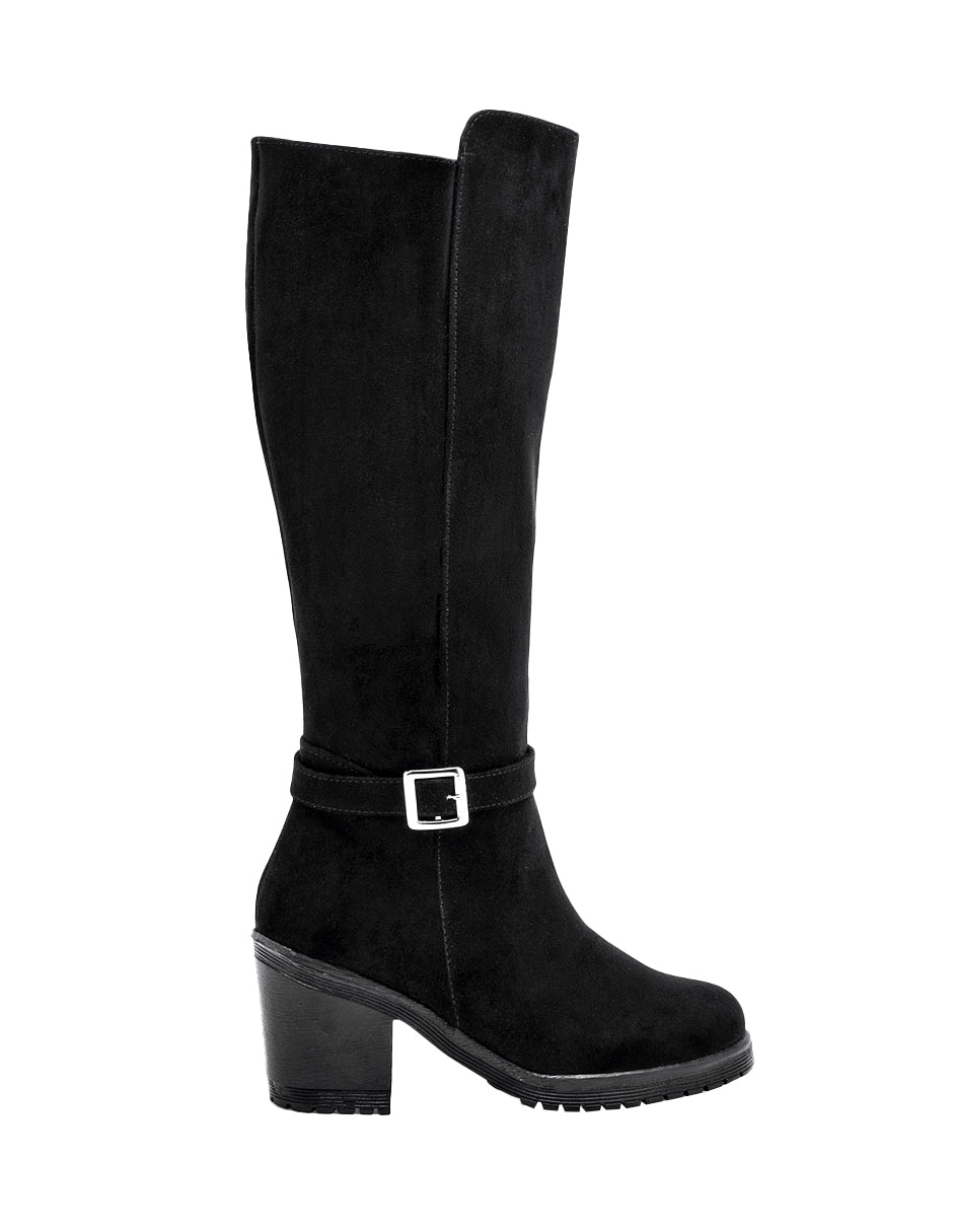 Botas altas Exterior Textil Color Negro Para Mujer De RBCOLLECTION