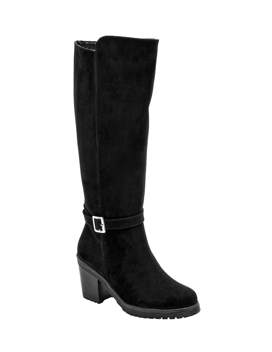 Botas altas Exterior Textil Color Negro Para Mujer De RBCOLLECTION