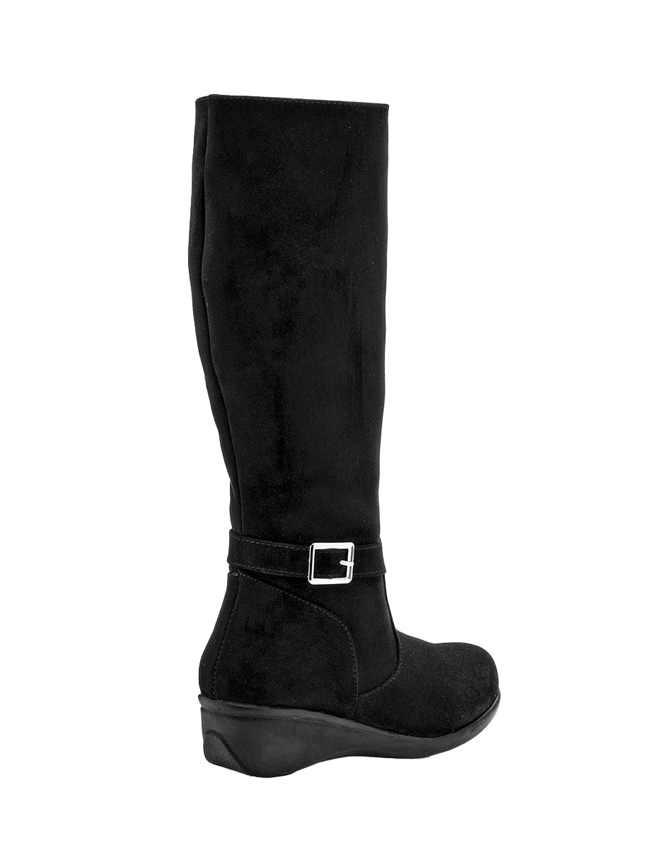 Botas altas Exterior Textil Color Negro Para Mujer De RBCOLLECTION