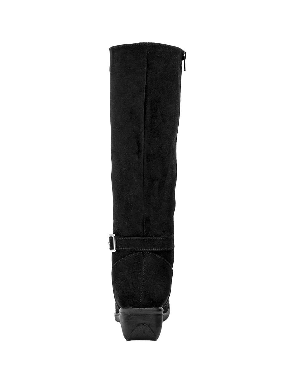 Botas altas Exterior Textil Color Negro Para Mujer De RBCOLLECTION