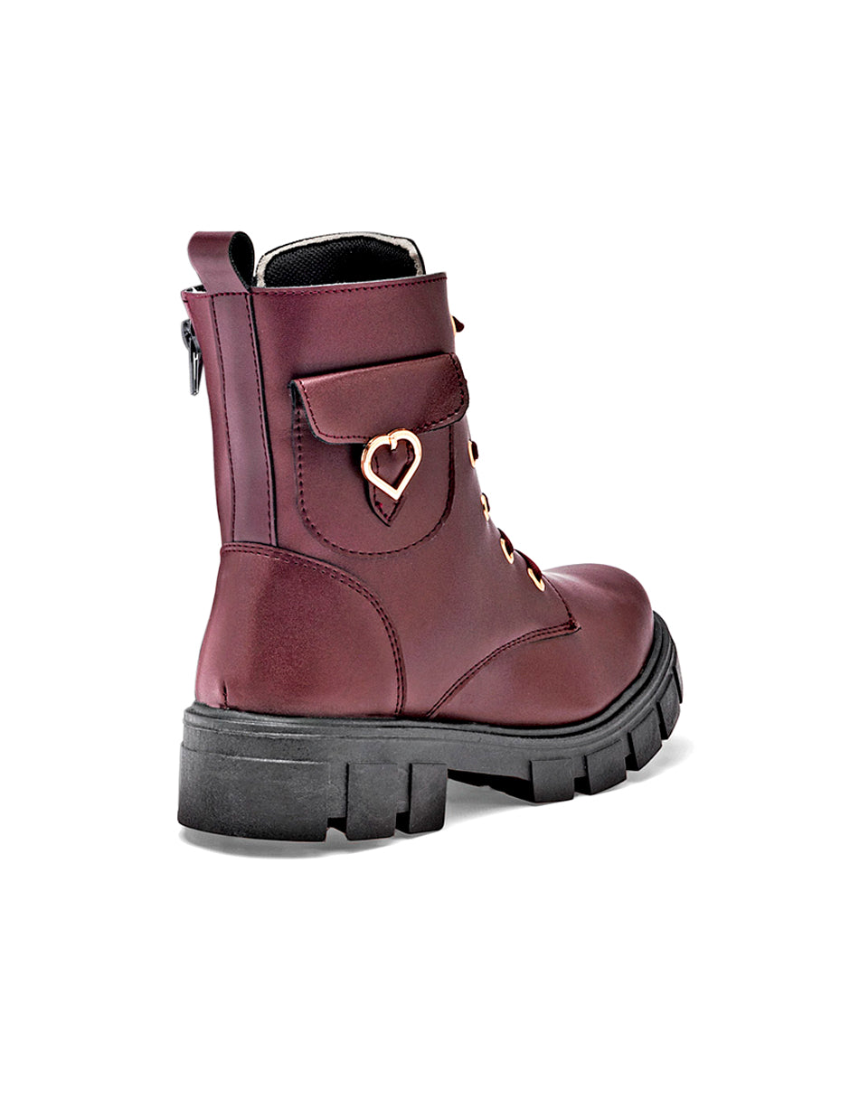 Botas casuales Exterior Textil Color Vino Para Mujer De RBCOLLECTION