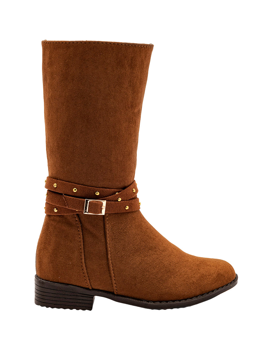 Botas altas Exterior Textil Color Camel Para Mujer De RBCOLLECTION