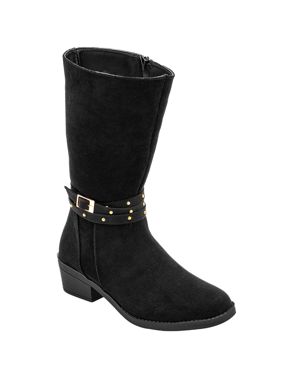 Botas altas Exterior Textil Color Negro Para Mujer De RBCOLLECTION