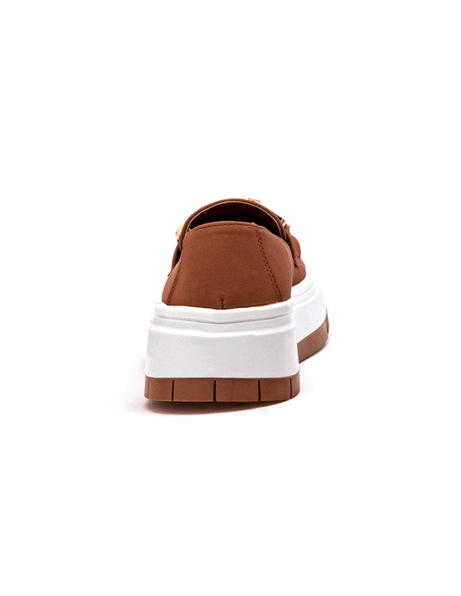 Mocasines Exterior Sintético Color Camel Para Mujer De RBCOLLECTION