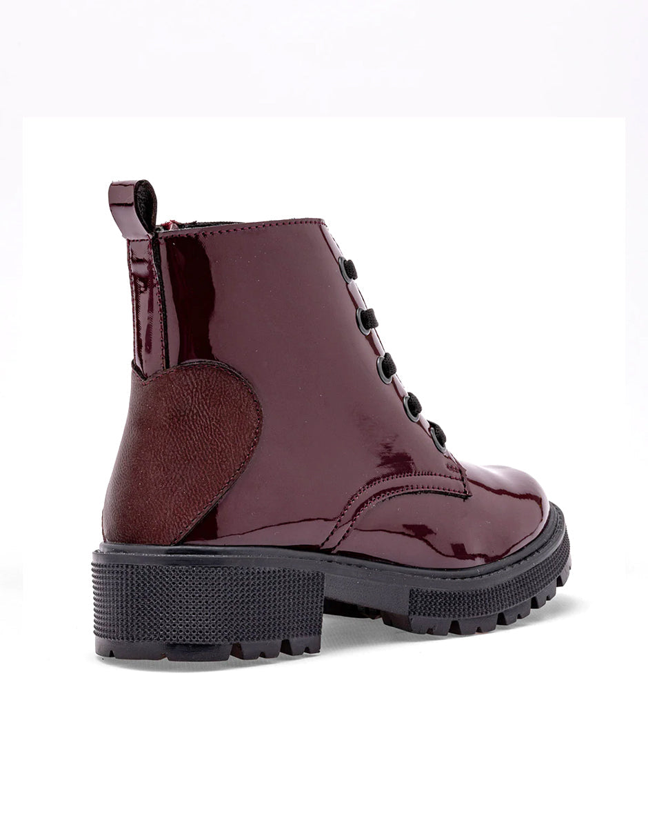 Botas casuales Exterior Textil Color Vino Para Mujer De RBBASICS