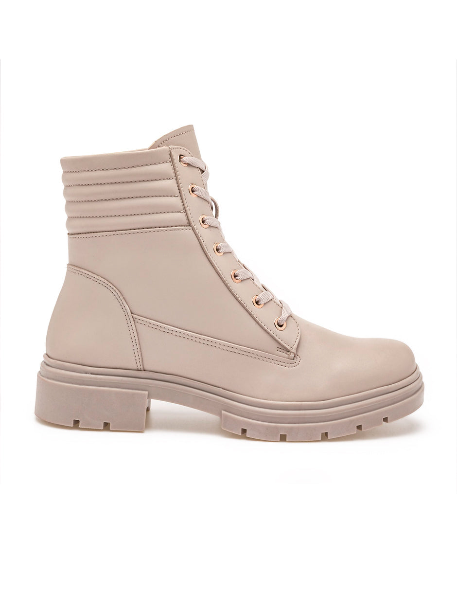 Botas casuales Exterior Textil Color Beige Para Mujer De RBCOLLECTION