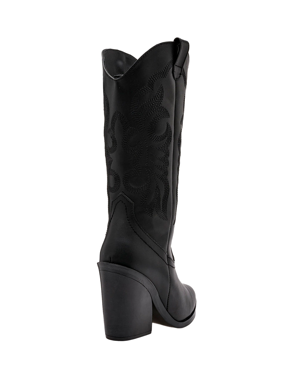 Botas altas Exterior Textil Color Negro Para Mujer De RBCOLLECTION