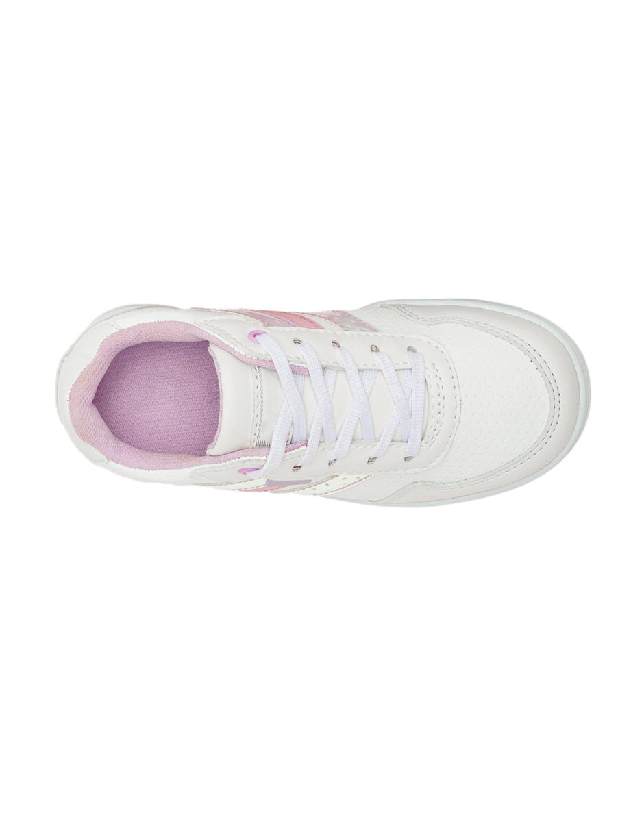 Tenis con cordones Exterior Sintético Color Blanco Para Mujer De RBCOLLECTION