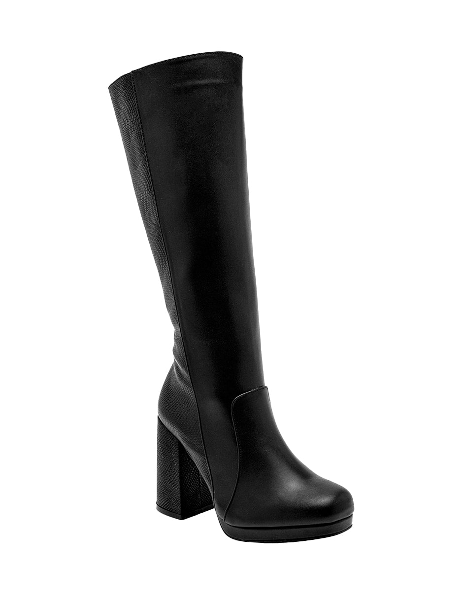 Botas altas Exterior Textil Color Negro Para Mujer De RBCOLLECTION