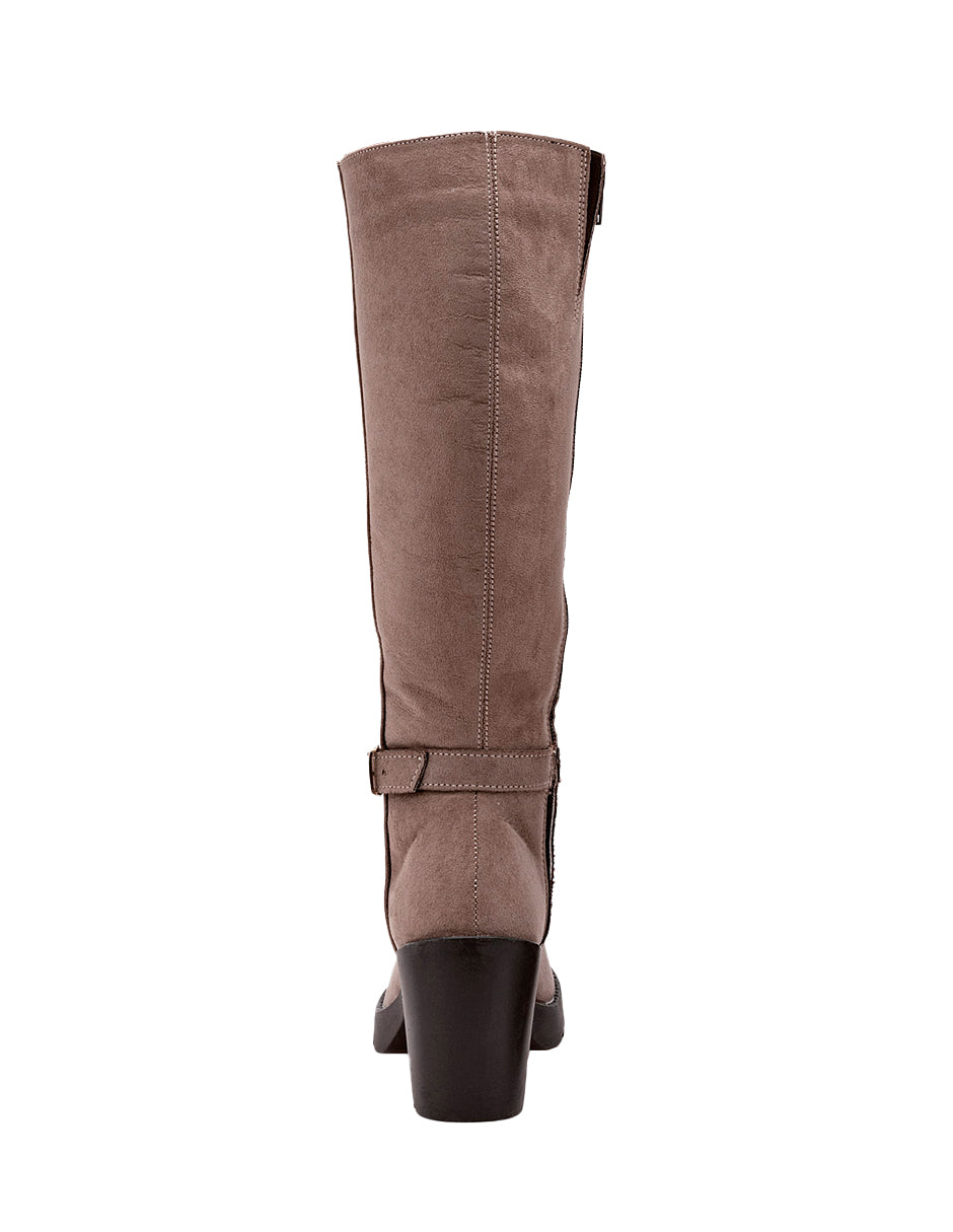 Botas altas Exterior Textil Color Beige Para Mujer De RBCOLLECTION