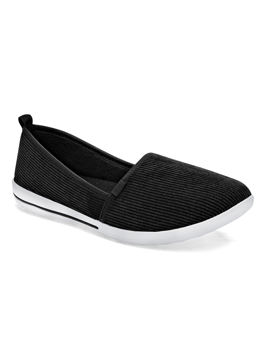 Zapatos de confort Exterior Textil Color Negro Para Mujer De RBBASICS