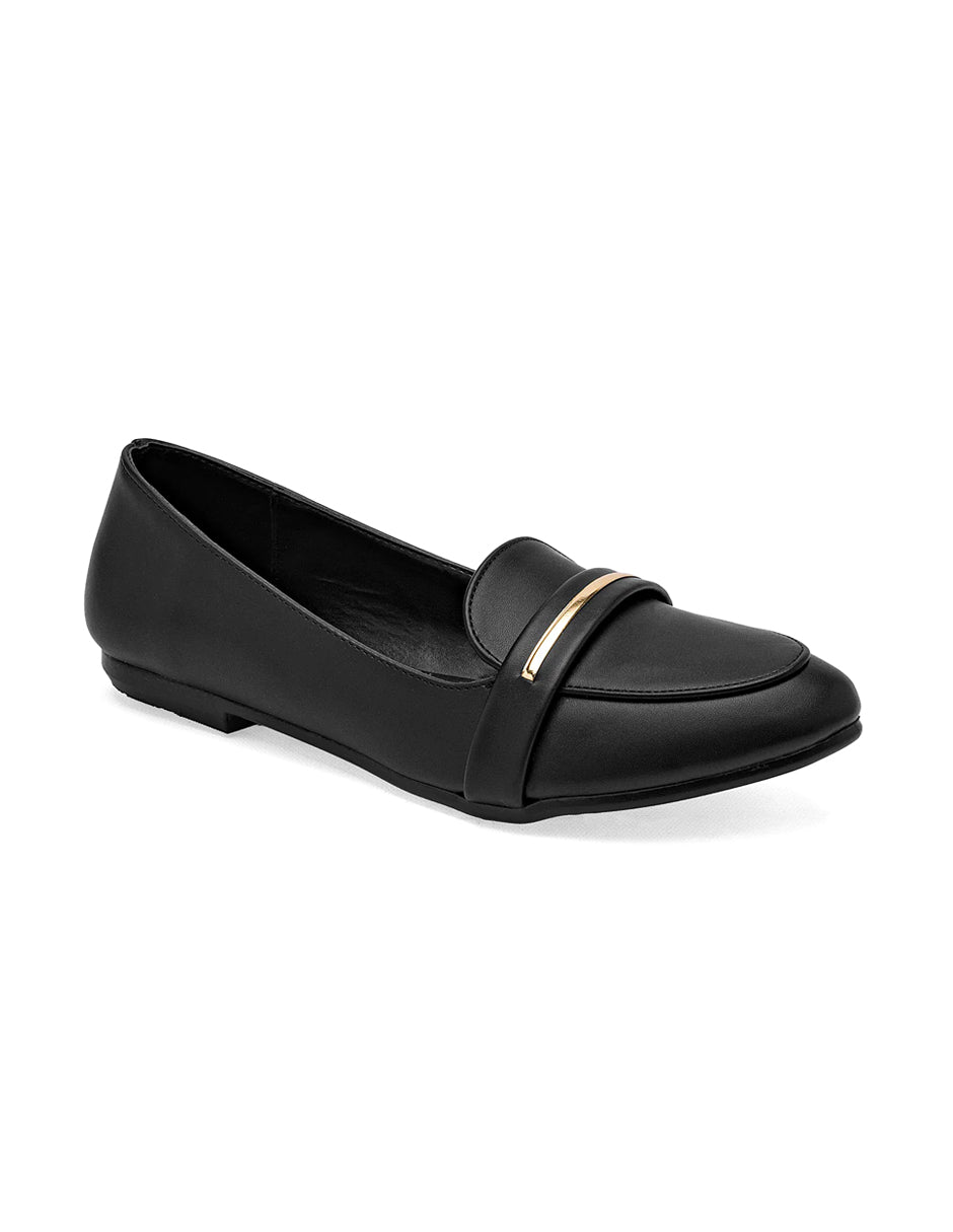 Flats clásicas Exterior Sintético Color Negro Para Mujer De RBCOLLECTION