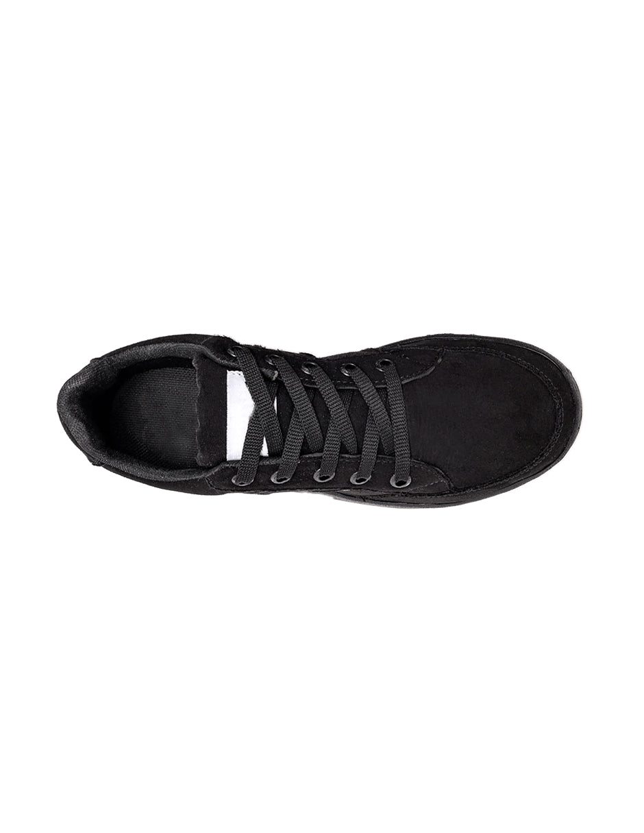 Tenis con cordones Exterior Sintético Color Negro Para Hombre De RBCOLLECTION