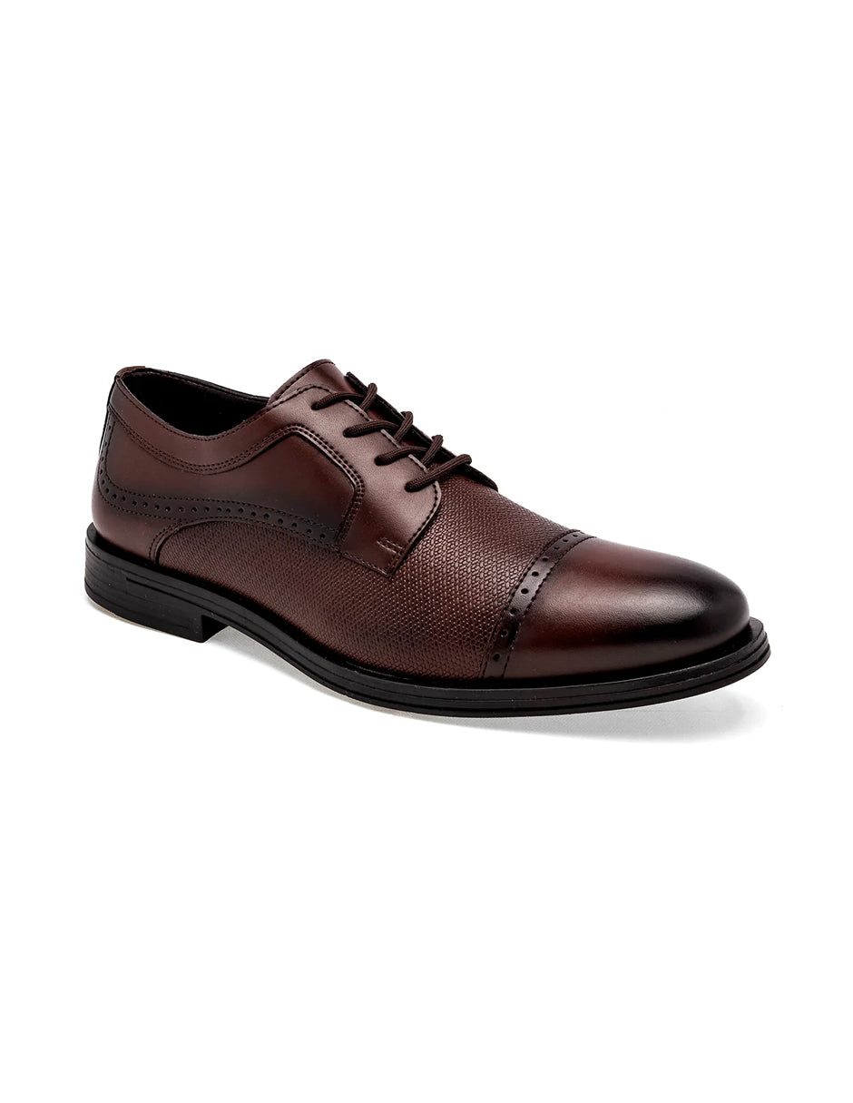 Oxfords Exterior Sintético Color Café Para Hombre De RBCOLLECTION