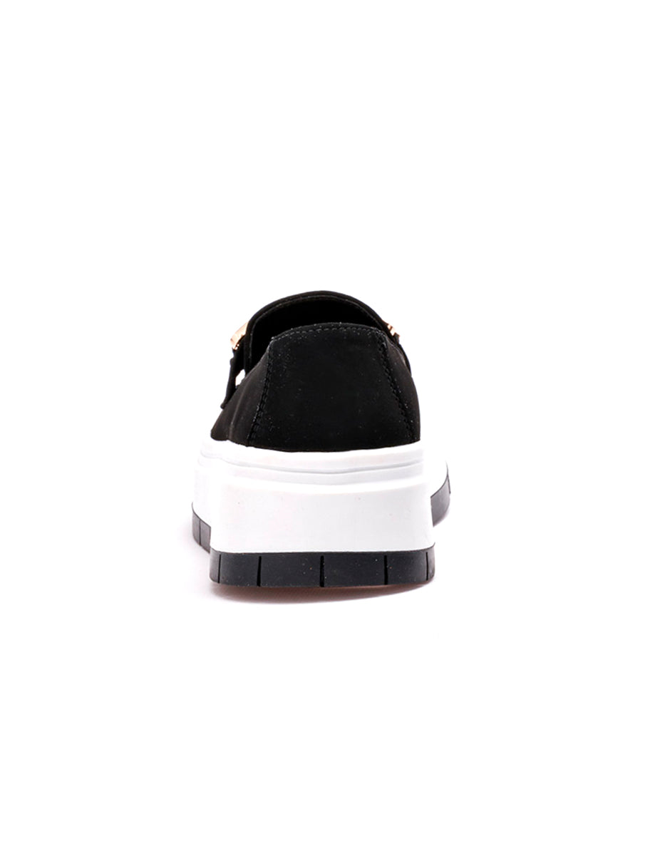 Mocasines Exterior Sintético Color Negro Para Mujer De RBCOLLECTION