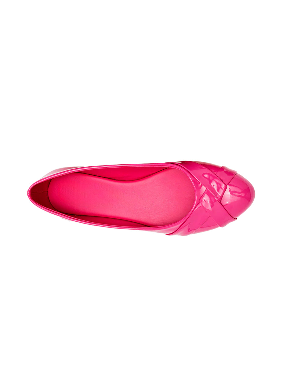 Flats clásicas Exterior Sintético Color Rosa Para Mujer De RBBASICS