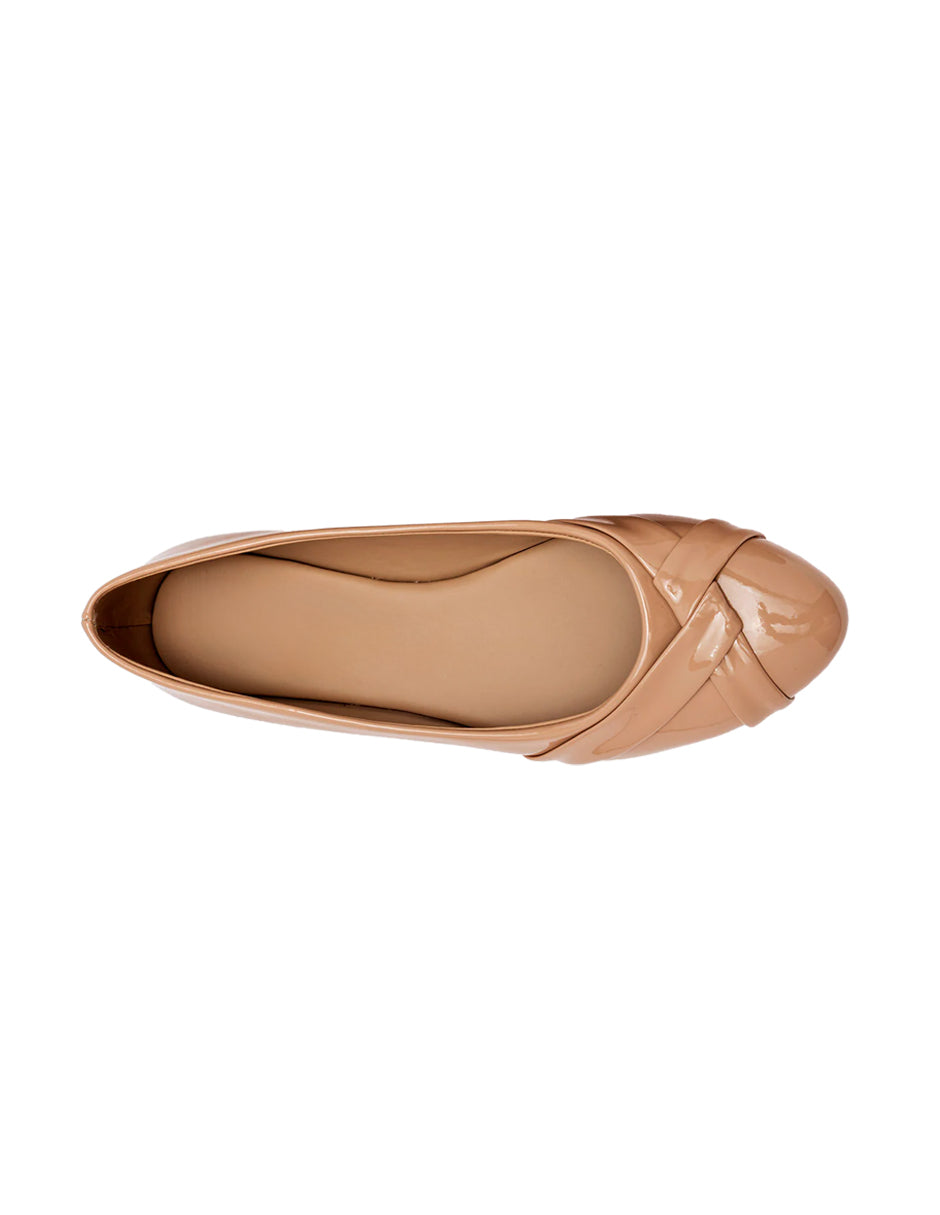 Flats clásicas Exterior Sintético Color Beige Para Mujer De RBBASICS