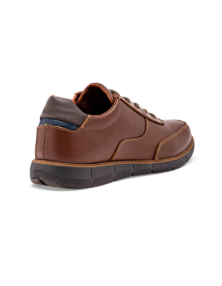 Zapato de confort Exterior Piel Color Camel Para Hombre De RBCOLLECTION