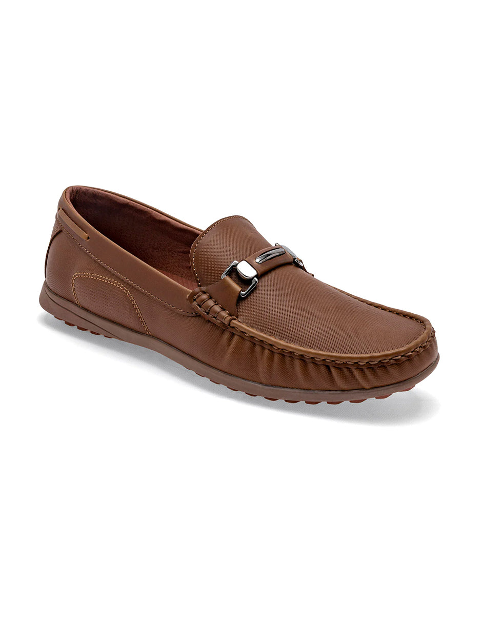 Mocasines Exterior Sintético Color Camel Para Hombre De RBCOLLECTION