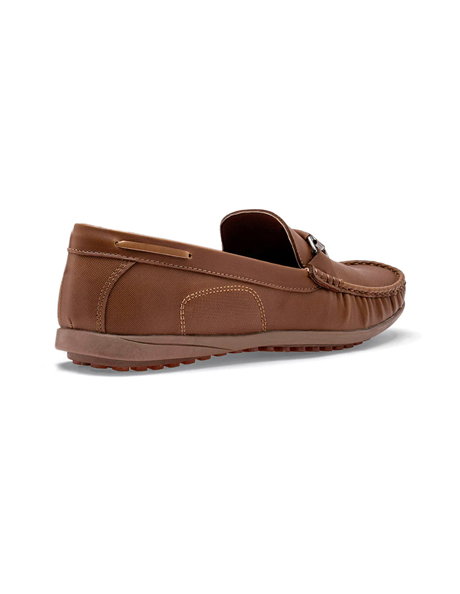 Mocasines Exterior Sintético Color Camel Para Hombre De RBCOLLECTION