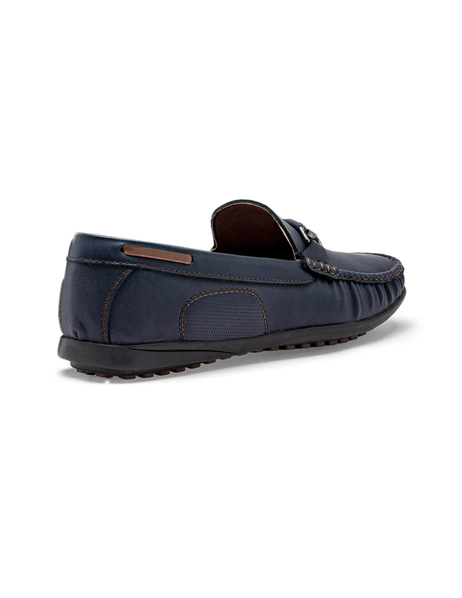 Mocasines Exterior Sintético Color Marino Para Hombre De RBCOLLECTION