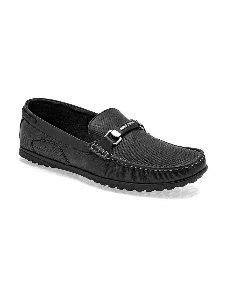 Mocasines Exterior Sintético Color Negro Para Hombre De RBCOLLECTION